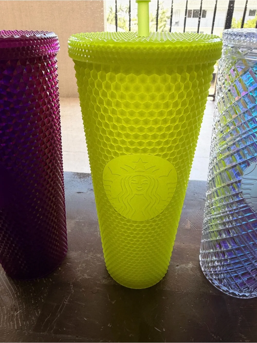 Starbucks Multicolor Reusable Studded & Textured Cups 24oz & 16oz